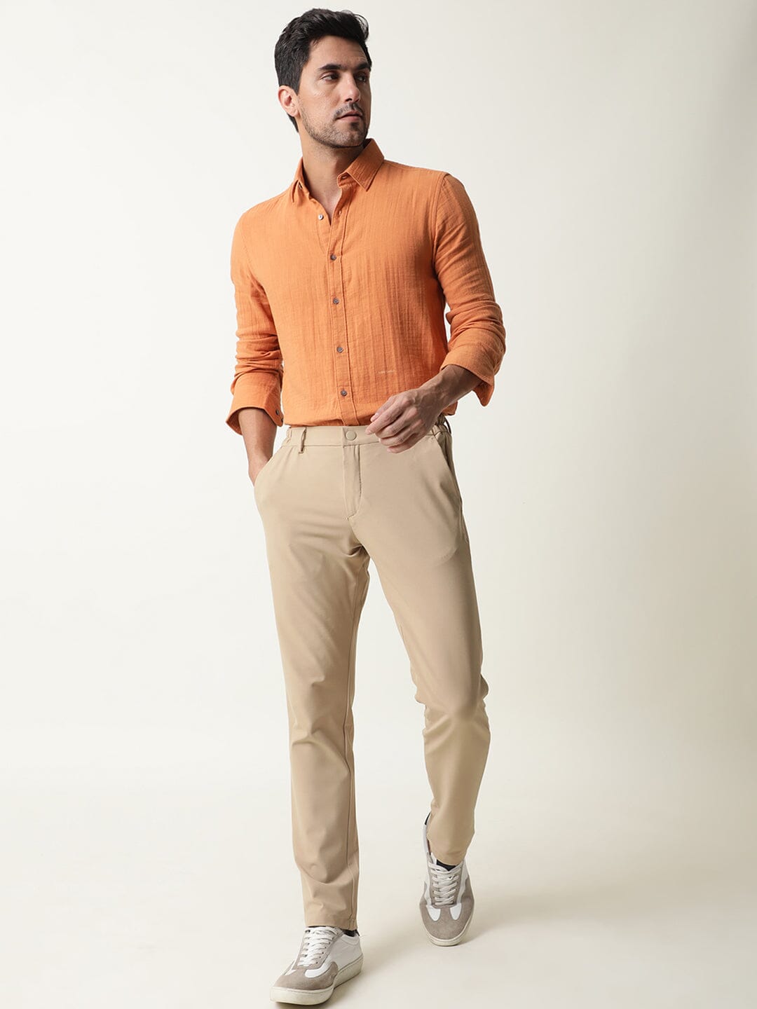 What is an appropriate beige top outfit for men? - Quora